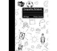 Catholic Composition Book - White - Primary Journal: 100 Pages
