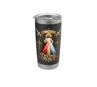 Catholic Jesus Christ - Divine Mercy Bicchiere termico in acciaio inox doppia parete