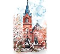 Catholic Liturgical Pocket Calendar 2025-2026: Two-Year Monthly Planner for Purse, 24 Months with Inspirational Quotes | Springtime Church Scene