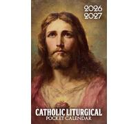 Catholic Liturgical Pocket Calendar 2026 - 2027: A 2-Year Monthly Planner with Scripture Reflections and Dates, Portable Size for Everyday Use | Sacred Heart of Jesus