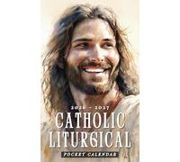 Catholic Liturgical Pocket Calendar 2026 - 2027: Small-Format Planner with 24 Months of Inspiration| The Smiling Christ Portrait