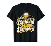 Catholic Mass Bangers Funny Religious Eucharist Choir Singer Maglietta