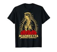 Catholic Mexican Faith Blessed Christian Spanish Religious Maglietta