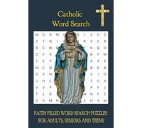 Catholic Word Search: Catholic Word Search Puzzle Book: Word Searches with Easy to Read Print about Catholicism, Religion, Christianity and More | 6x9 inches, 110 pages