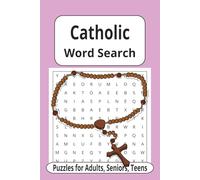 Catholic Word Search: Easy to Read | 6x9 inches | 110 pages | 55 puzzles | Great Gift Idea