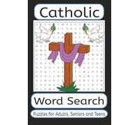 Catholic Word Search Puzzle Book: Word Search with Faith-Themed Puzzles| 6x9 inches, 110 pages | 50+ Puzzles ... Gift for Vacation, and Free Times