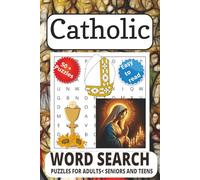 Catholic Word Search puzzle book: Word Searches with Easy to Read Print about Catholic,Christian and Romanism and More | 6x9 inches, 111 pages | 50 + ... Gift for Vacations, Holidays, and Free Times.