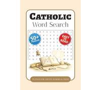 Catholic Word Search Puzzle Book: Word Searches with Easy-to-Read Print about Saints, Prayer, Church Traditions, and More | 6 x 9 Inches, 110 Pages | ... Gift for Vacations, Holidays, and Free Time