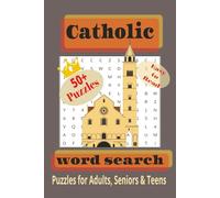 Catholic Word Search Puzzle Book:: Word Searches with Easy-to-Read Print about the Catholic Religion, Christ, Prayer and More / 6x9 inches, 110 pages ... Gift for Vacations, Holidays and Relaxing Tim