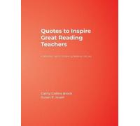 Cathy Collins Block Susan E. Is Quotes to Inspire Great Reading Teac (Tascabile)