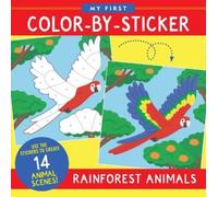 Cathy Hennessy Martha My First Color-By-Sticker Book - Rainforest (Tascabile)