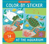 Cathy Hennessy Martha Zs My First Color-By-Sticker Book - At the Aqu (Tascabile)