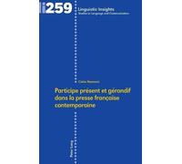 Catia Nannoni Participe Présent Et Gérondif Dans La Presse Fr (Copertina rigida)