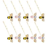 CATIEBYE 10 Pezzi Fermagli per Chioma Ape Bee Bobby Pins in Lega Accessori Chioma per Ragazze e Donne per Fidanzamenti e Compleanni