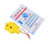 CATIEBYE 1set Ocarina Porcellana Bianca Forma Di Strumento Musicale Per Principianti Ocarina Adorabile Per Melodie Naturali e Facili Da Suonare