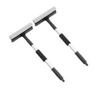 CATIEBYE 2 pezzi Tergivetro Estensibile in Inox con Doppia Lama in Gomma e Pulizia e Parabrezza Auto Telescopico Resistente e Multifunzione per Finestre e Specchi