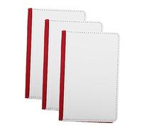 CATIEBYE 3pezzi Porta Documenti Uomo in Pelle Tasche Multiple Organizer Porta Carte e Passaporto Design Semplice e Robusto Per Uso Quotidiano e Viaggio