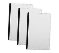 CATIEBYE 3pezzi Portadocumenti in Pelle Tasca Per Passaporto e Organizer Per Carte e Documenti Design Semplice e Capiente