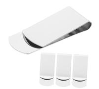 CATIEBYE 4pezzi Fermasoldi in Metallo Fermasoldi Pratico Per Conservare i Soldi e Portatile Fermaglio Fissaggio Per Documenti e Banconote Resistente e Non Fragile