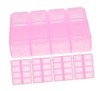 CATIEBYE 5pezzi Organizer Settimanale Per Medicinali Portatile Custodia Ermetica Per Uso Quotidiano Scatola Organizzazione Per Medicinali Accessori Compact