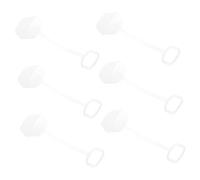 CATIEBYE 6 pezzi Coperture Protettive in Silicone Morbido per Kazoo Antipolvere Resistente e Decorativa Colore Lussuoso Facile da Trasportare e Conservare