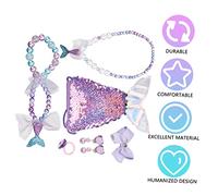 CATIEBYE 6Pezzi Collana e Bracciale Fishtail Decorativo per Camera Dei Materiale Resistente e Confortevole
