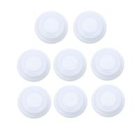 CATIEBYE 8pezzi Copri Bottiglia Latte Materno Wide Mouth Tappi Sostitutivi Con Spazio Per Data e Sicuri Antigoccia Per Conservazione e Gestione Freschezza Latte Maternale