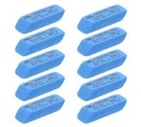 CATIEBYE Bastoncini per Rimozione Ruggine Corde Chitarra e Pipa 10 Pezzi Gomma per Pulizia e Lucidatura Blu per Cura e Manutenzione Strumenti a Corda