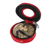 CATIEBYE Campane in Rame Per Guarigione Sonora Design Doppia Per Meditazione Consapevole Piatto Di Porcellana Per Yoga e Percussioni Pratico Per Trasporto e Stoccaggio Suono Rilassante Per