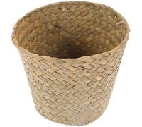 CATIEBYE Cestino Intrecciato in Paglia per Rifiuti Grande Capacità, Resistente e Pratico per Varie Occasioni, la Casa e L'organizzazione Domestica