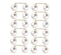 CATIEBYE Clip per stringere vita pantaloni con fibbia regolabile, e lega, 12 pezzi, no-sew, per stringere la vita, per donna, per jeans