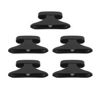 CATIEBYE Clip Porta Archetto per Violino e Viola, Set da 5 Pezzi Fissaggi a Vite di Sicurezza, Accessori Stabili per Custodia Strumento, Compatibili per Musicisti e Trasporto Protetto