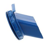 CATIEBYE Distributore di Cereali, Uscita per Contenitore per Lo Stoccaggio del Grano in Plastico Blu, Grande capacità, Controllo Preciso per Distribuzione del Grano in Magazzino Agricolo