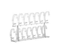 CATIEBYE Espositore per Orologi Rimovibile in Acrilico Trasparente Multifunzionale per e Orologi Base Antiscivolo Adatto per Vetrine e Banconi