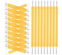 CATIEBYE Filamento LED Rigido 3v 38mm 120ma 100 Pezzi per Riparazione