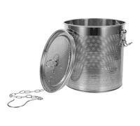 CATIEBYE Filtro per Spezie in Acciaio Inossidabile Argento per Brodo e Stufato, Cestello Compatto per Filtrare Condimenti e Grasso in Cucina Stili multipli