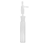 CATIEBYE Impinger in vetro borosilicato da 25 ml con superficie interna liscia senza angoli, scala graduata, per campionamento dell'aria e determinazioni colorimetriche