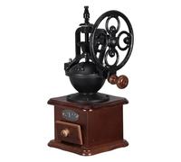 CATIEBYE Macina Caffè Manuale Vintage in Legno con Manovella Mano Mulinetto Portatile per Chicchi di Caffè Macinino Sicuro e Smontabile per Pulizia Facile per Amanti