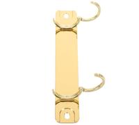 CATIEBYE Meccanismo ad Anelli Rilegatore 2 Fori in Metallo Oro, Resistente All'usura e Robusto, Accessorio per Quaderno Loose Leaf e DIY