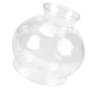 CATIEBYE Paralume in Vetro Trasparente per Lampada ad Olio Resistente al Vento, Copertura Sostitutiva Stile Retrò per Lampade da Giardino e Tempio