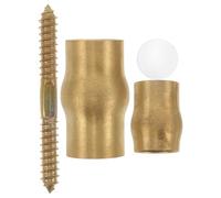 CATIEBYE Set 1 Pezzo Ricambi Bastone per Anziani in Ottone con Giunto Antiscivolo per Sostituzione Accessori Bastoni per Camminare per Progetti Fai da Te e Viaggi Outdoor