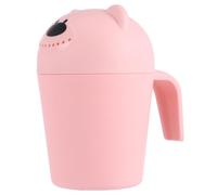 CATIEBYE Strumento per Shampoo a Forma di Orso in Materiale PP, Ideale per Momenti di Bagnetto e Giochi d'Acqua per Infanti, Colore Rosa Colore Casuale