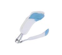 CATIEBYE Tagliaunghie per Bambino con Lente D'ingrandimento, Protezione Sicurezza, Presa Salda, Materiale Plastica e Metallo, Colore Blu per Neonati