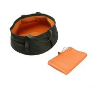 Catino per portatile 30cm per Escursionismo e Viaggi Catino per | Materiale 210D per robusto, abrasioni, nel per tempo, per sicuro per alimenti, per facile pulizia(Orange)