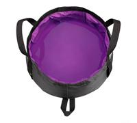 Catino Portatile 8L al Caldo 90°C Catino Portatile 8L al Caldo | Nylon 210D per robusto, design a doppia per strato, nessun perdita, ideale per trekking, montagna(Purple)
