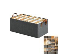 Cation Multi-functional Folding Wardrobe, Multi-Functional Folding Wardrobes, Large Ultra Space Clothes Drawer Organizer Closet, Underwear Organizers for Drawer (Grey,1Pcs)