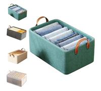 Cation Multi-Functional Folding Wardrobe, Pickelect Foldable Wardrobe Storage Boxes, Ultra Space Clothes Drawer Organizer Closet with Handle,Bedding/Toys (Green,1Pcs)