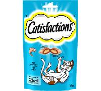 Catisfactions snack per gatti 60 gr: Salmone
