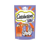 Catisfactions Mix Snack per Gatto con Gustoso Pollo e Saporita Anatra, 6 Confezi