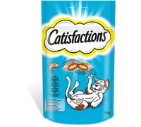 Catisfactions Premi per gatti al gusto di salmone 60 GR